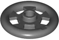 Bluish Gray Vehicle, Steering Wheel Small, 3 Studs Diameter