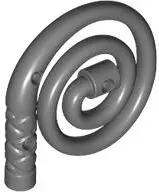 Bluish Gray Minifigure, Weapon Whip Coiled - 3 Holes
