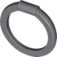 Bluish Gray Minifigure, Weapon Hoop Blade / Chakram