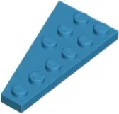 Azure Wedge, Plate 6 x 3 Right