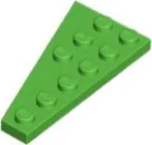 Green Wedge, Plate 6 x 3 Right