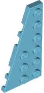 Azure Wedge, Plate 6 x 3 Left