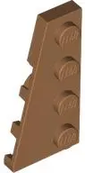 Nougat Wedge, Plate 4 x 2 Left