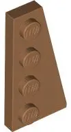Nougat Wedge, Plate 4 x 2 Right