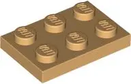 Tan Plate 2 x 3