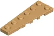 Tan Wedge, Plate 6 x 2 Left