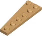 Tan Wedge, Plate 6 x 2 Right
