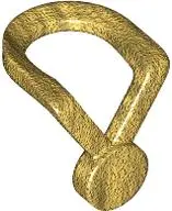 Gold Minifigure Neck Medal