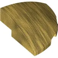 Gold Slope, Curved 3 x 3 Corner Round