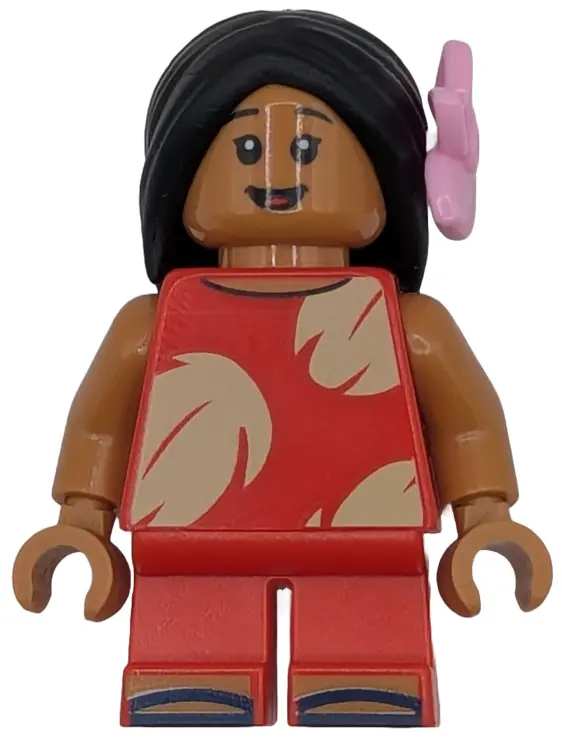 Lilo - Short Legs, Bright Pink Flower