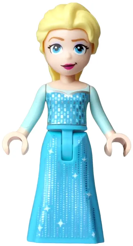 - Medium Azure Dress, Medium Blue Long Narrow Glitter Cape, Smirk Narrow