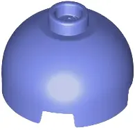 Violet Brick, Round 2 x 2 Dome Top