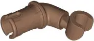 Medium Brown Arm with Technic Pin with Medium Brown Hand
