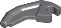 Bluish Gray Barb / Claw / Horn / Tooth with Clip, Angled