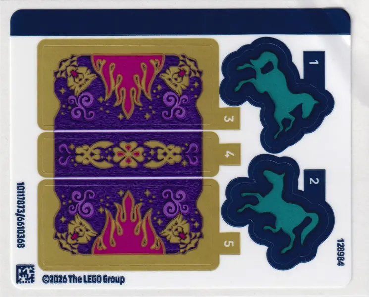 Sticker Sheet for Set 43295 - (10117873/6610368)