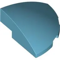 Azure Slope, Curved 3 x 3 Corner Round