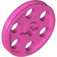 Pink Technic Wedge Belt Wheel (Pulley)