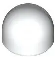 Brick, Round 1 x 1 x 2/3 Dome Top