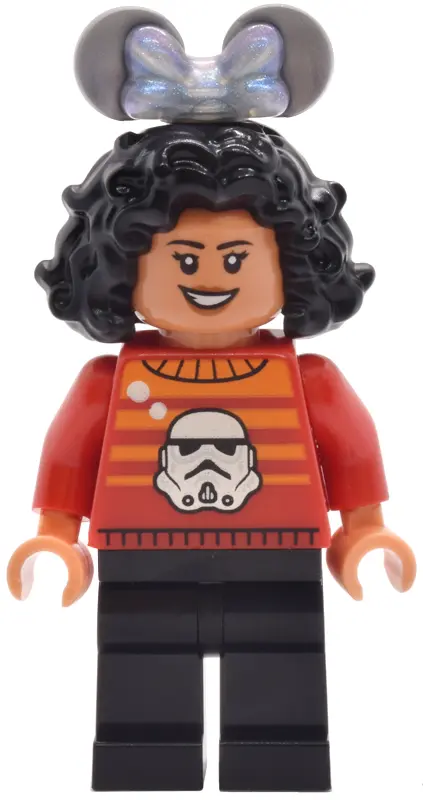 Street, U.S.A. Park Guest - Female, Red Star Wars Sweater with Stormtrooper, Black Legs
