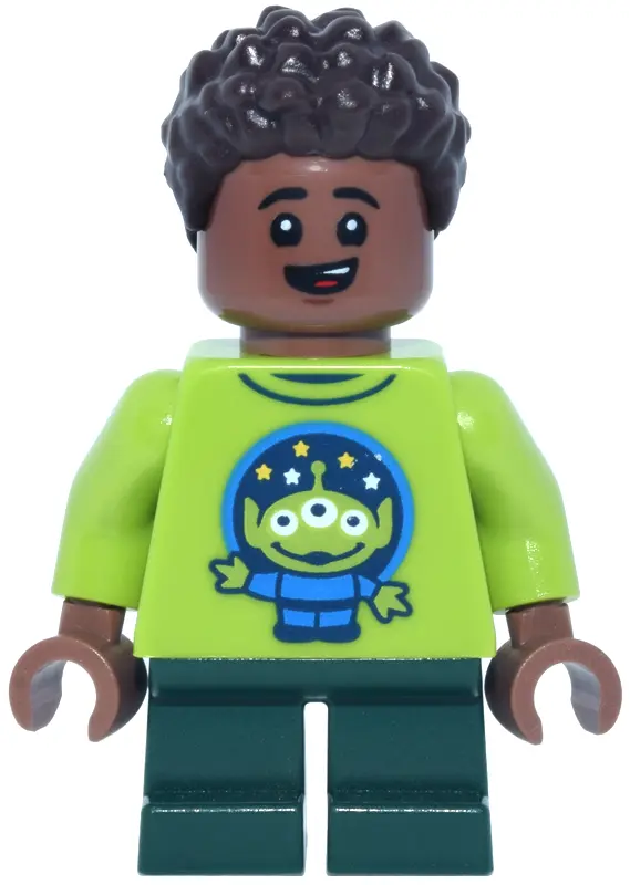 Street, U.S.A. Park Guest Child - Boy, Toy Story Shirt with Alien and Rocket on Back, Dark Green Sho