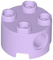Brick, Round 2 x 2 with Pin Holes