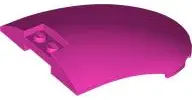 Pink Windscreen 8 x 6 x 2 Curved