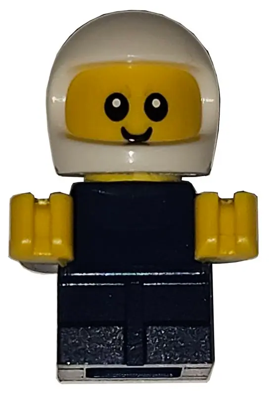Junior - Dark Blue Body, White Helmet (Police Officer)