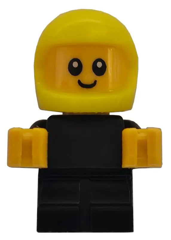 Junior - Black Body, Neon Yellow Helmet (Firefighter)