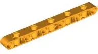 Light Orange Technic, Liftarm, Modified Perpendicular Holes Thick 1 x 11