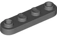 Bluish Gray Plate, Round 1 x 4 with 2 Open Studs