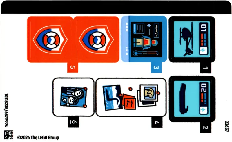 Sticker Sheet for Set 60504 - (10115235/6579994)