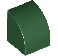 Green Slope, Curved 1 x 1
