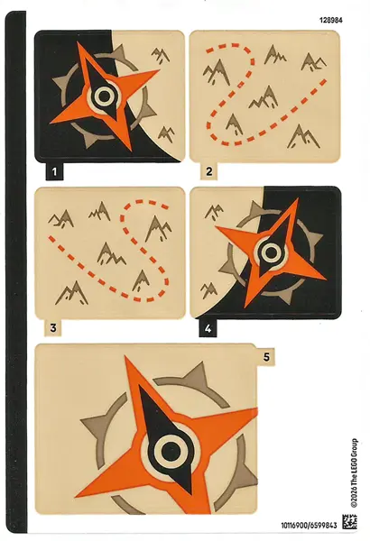 Sticker Sheet for Set 60512 - (10116900/6599843)