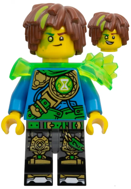 - Trans-Bright Green Shoulder Armor