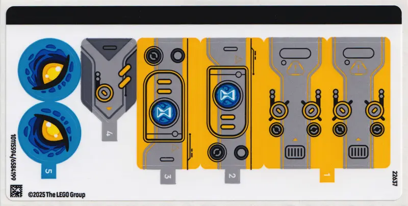 Sticker Sheet for Set 71512 - (10115594/6584199)