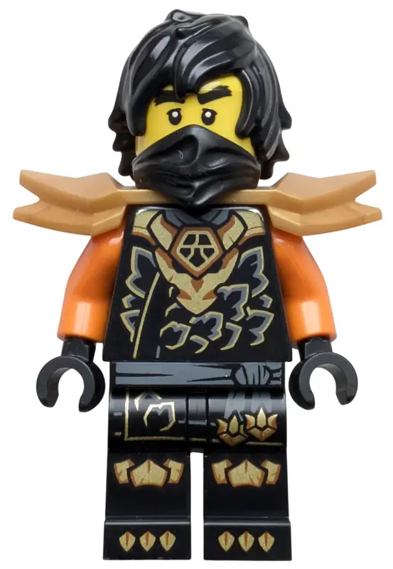 - Dragons Rising, Tunic with Dragon Head, Hair, Wide Pearl Gold Shoulder Armor