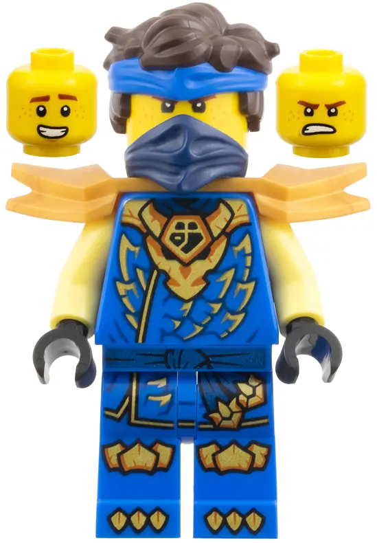 - Dragons Rising, Tunic with Dragon Head, Hair, Wide Pearl Gold Shoulder Armor