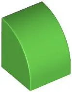 Green Slope, Curved 1 x 1