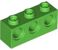 Green Technic, Brick 1 x 3 with Holes