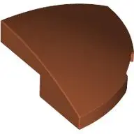 Orange Slope, Curved 2 x 2 x 2/3 Corner Round