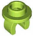 Plate, Round 1 x 1 with Clip on Bottom