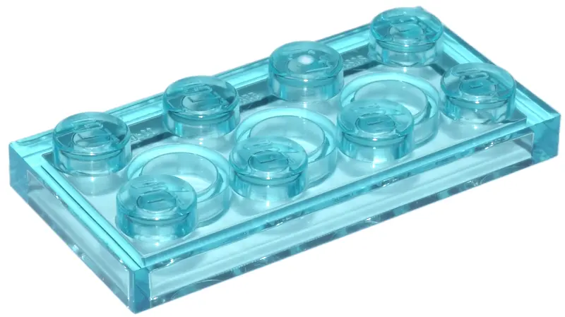 Blue Plate 2 x 4