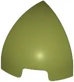 Green Slope, Curved 1 x 1 Corner Round