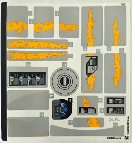Sticker Sheet for Set 75442 - (10115385/6581519)