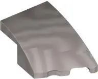 Silver Wedge 3 x 2 Right No Studs