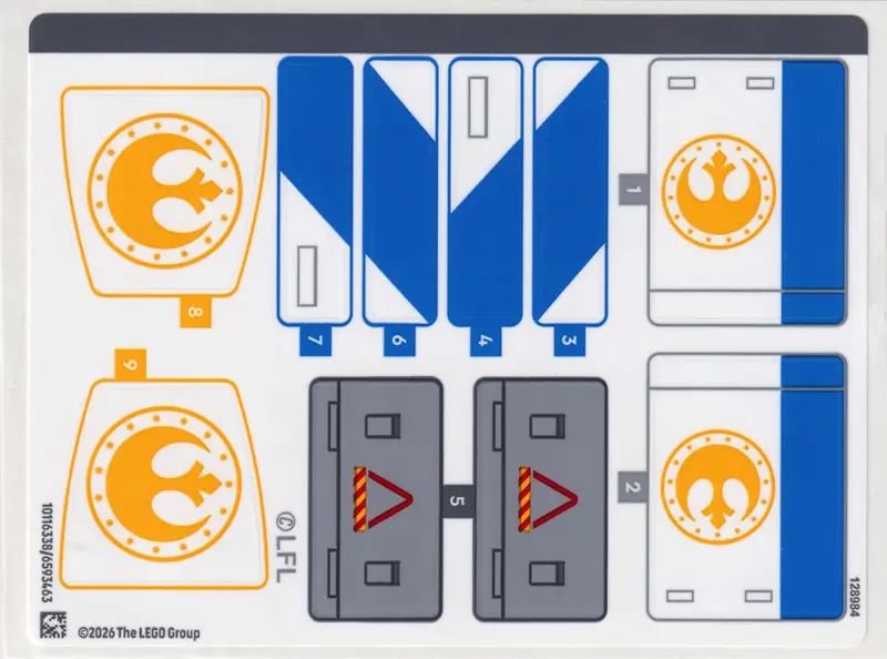 Sticker Sheet for Set 75460 - (10116338/6593463)