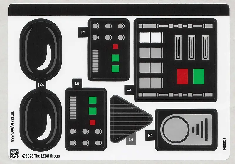 Sticker Sheet for Set 75461 - (10118876/6619335)