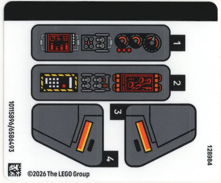 Sticker Sheet for Set 76331 - (10115896/6586493)