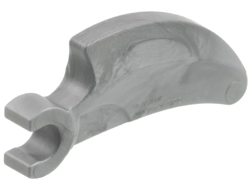 Silver Barb / Claw / Horn / Tooth with Clip, Curved