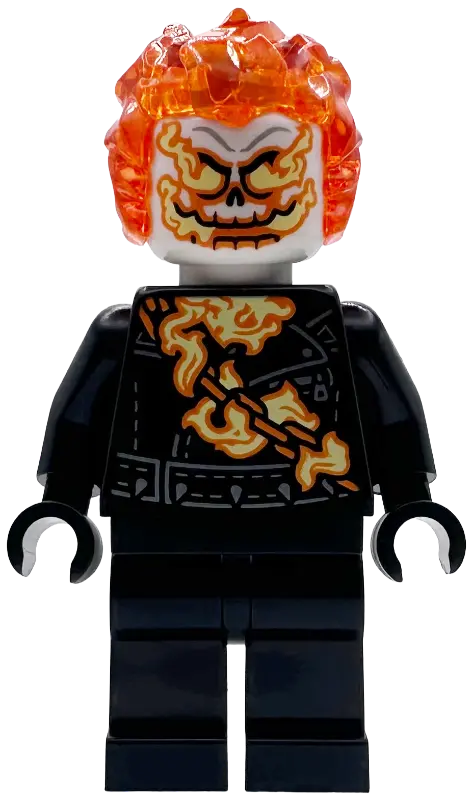 Rider, Johnathon 'Johnny' Blaze - White Head, Flaming Chain